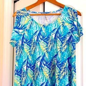 Lulu B  Open Shoulder Tunic Or Beach Coverup/Dress